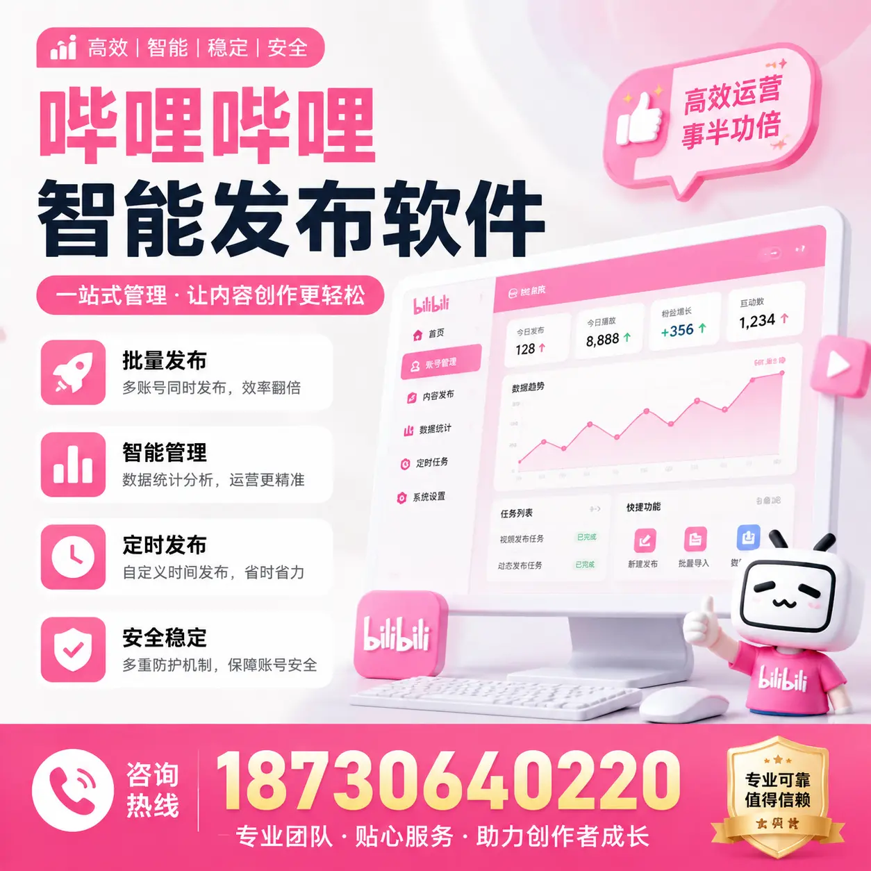 如何评估哔哩哔哩智能发布软件的ROI?图木舒克 企业必读